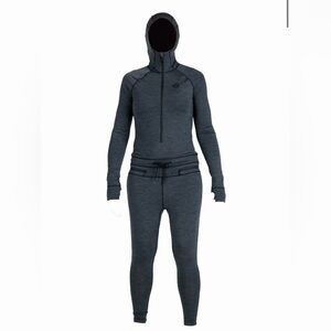 Airblaster Merino Ninja Suit Women's Small Black Ski‎ Snowboard Baselayer NWT